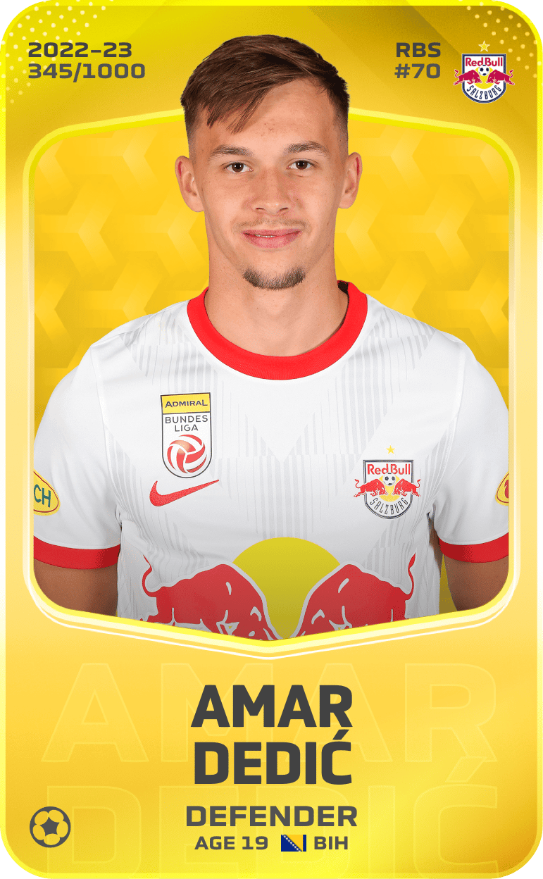 Amar Dedić 2022-23 • Limited 345/1000