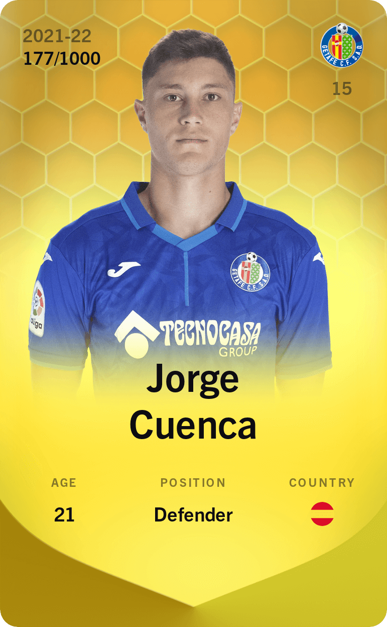 Jorge Cuenca 2021-22 • Limited 177/1000