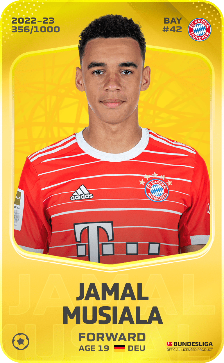 Jamal Musiala 2022-23 • Limited 356/1000