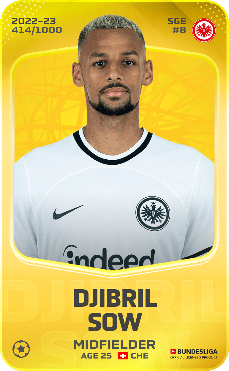 Djibril Sow 2022-23 • Limited 414/1000