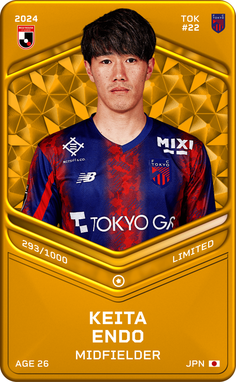 Keita Endo 2024-25 • Limited 293/1000