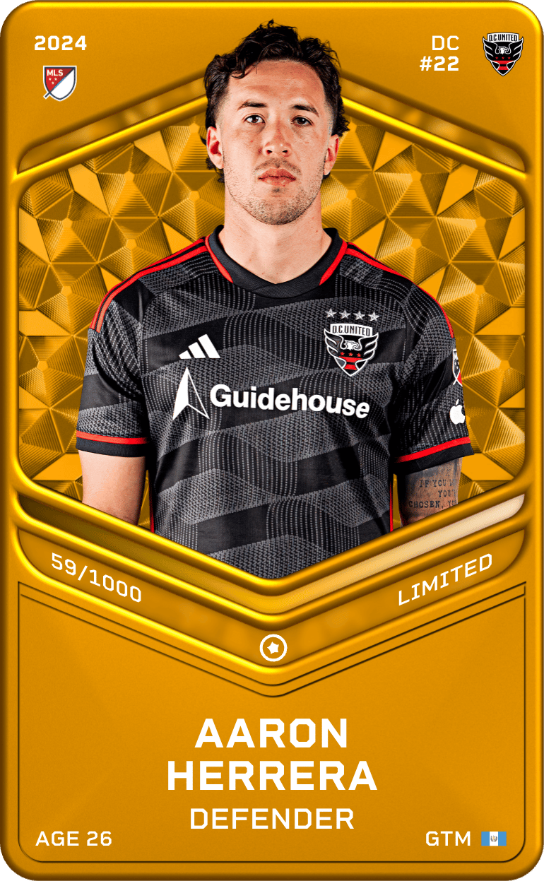 Aaron Herrera 2024-25 • Limited 59/1000