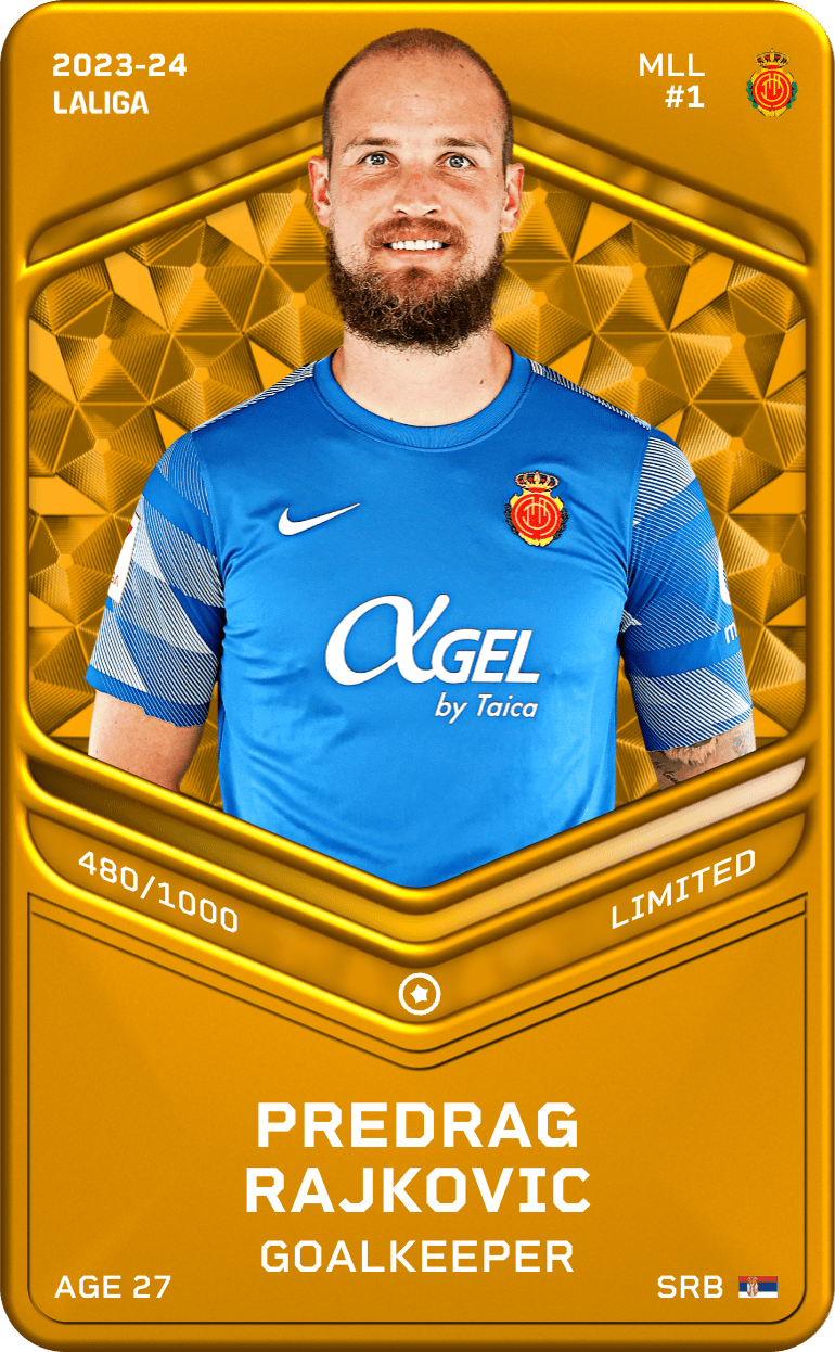 Predrag Rajkovic 2023-24 • Limited 480/1000