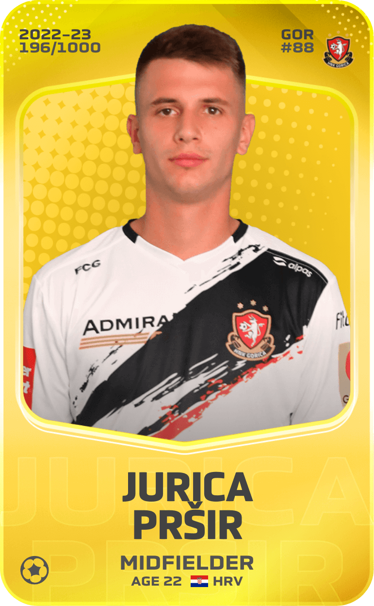 Jurica Pršir 2022-23 • Limited 196/1000