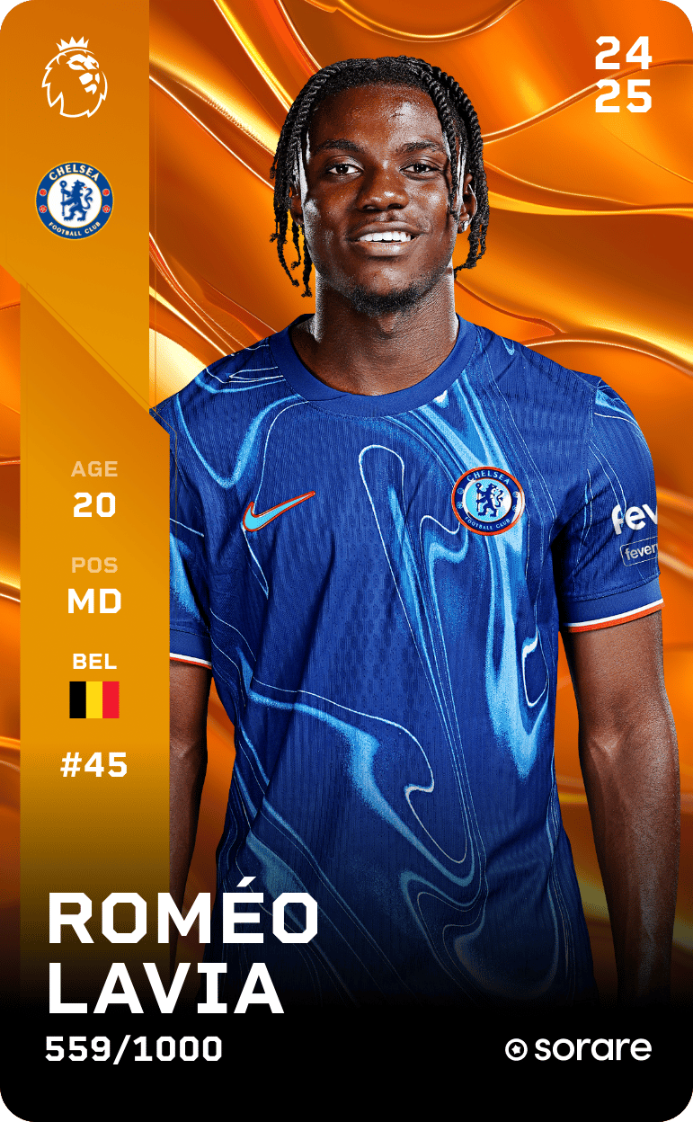 Roméo Lavia 2024-25 • Limited 559/1000