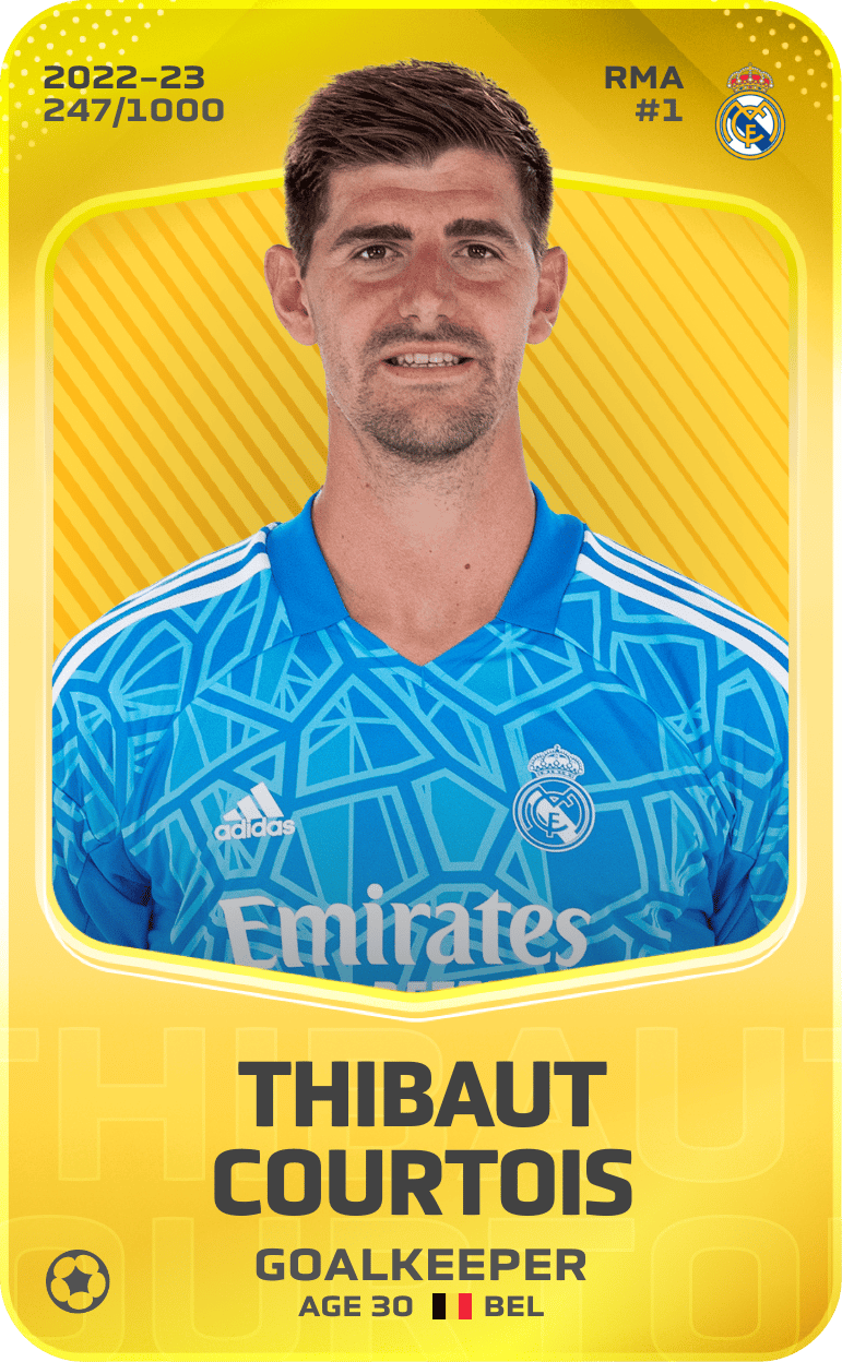 Thibaut Courtois 2022-23 • Limited 247/1000