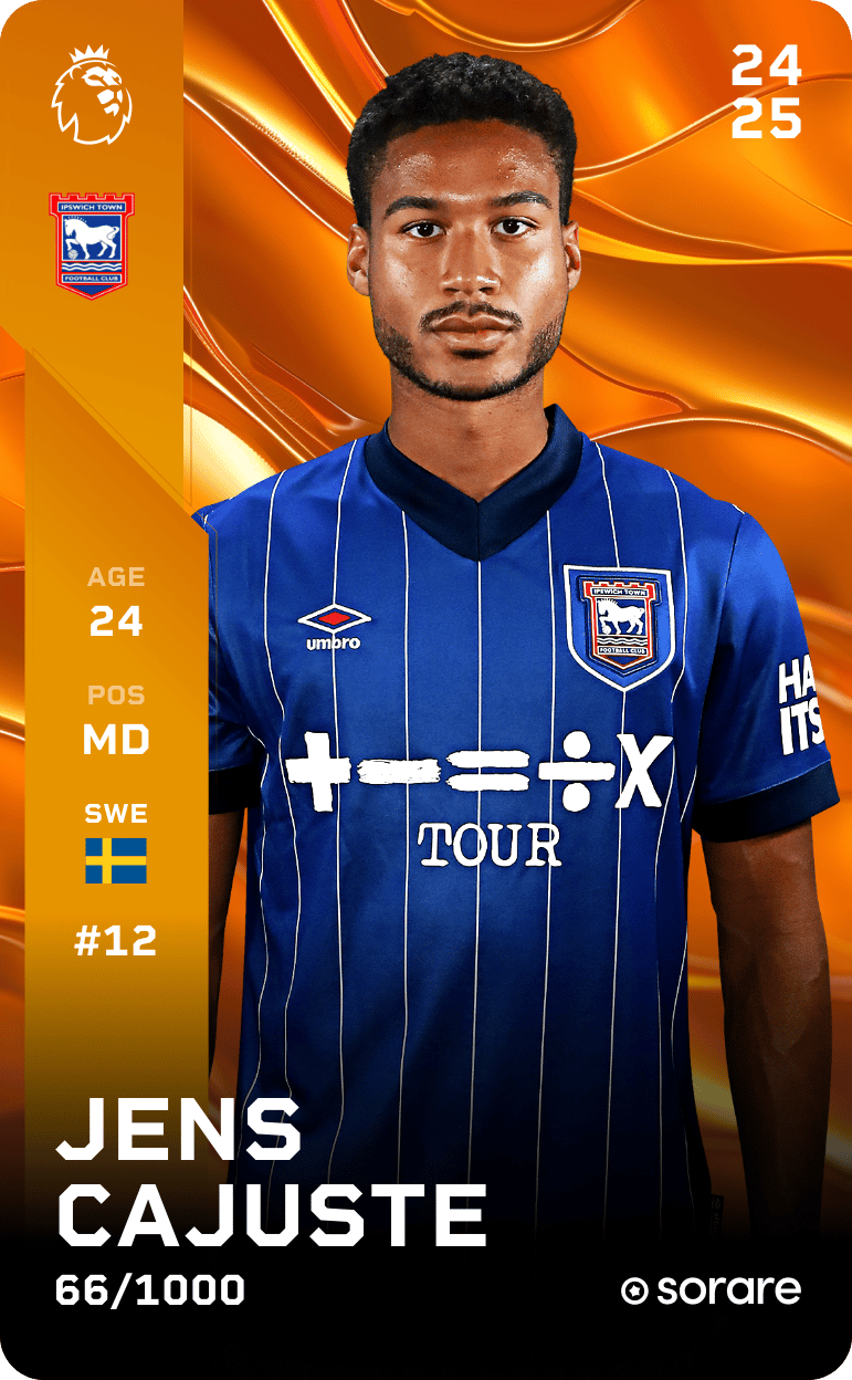 Jens Cajuste 2024-25 • Limited 66/1000