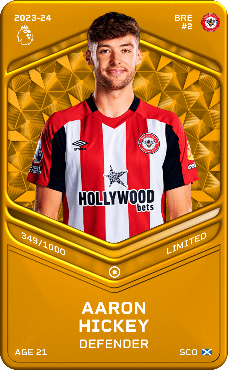 Aaron Hickey 2023-24 • Limited 349/1000