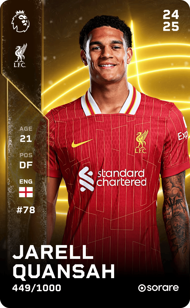 Jarell Quansah 2024-25 • Limited 449/1000