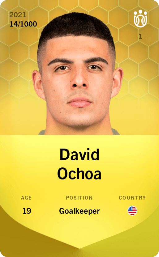 David Ochoa 2021-22 • Limited 14/1000
