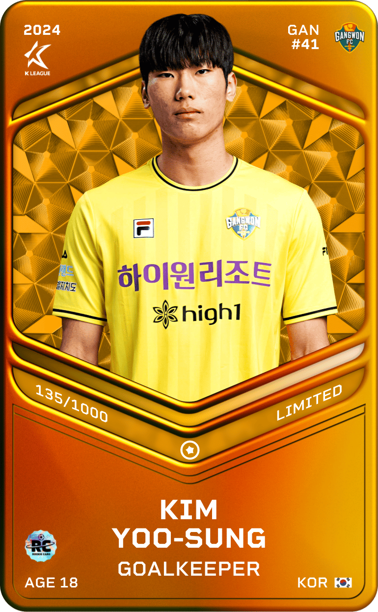 Kim Yu-Sung 2024-25 • Limited 135/1000