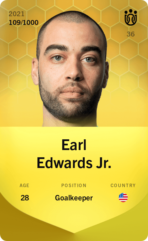 Earl Edwards Jr. 2021-22 • Limited 109/1000