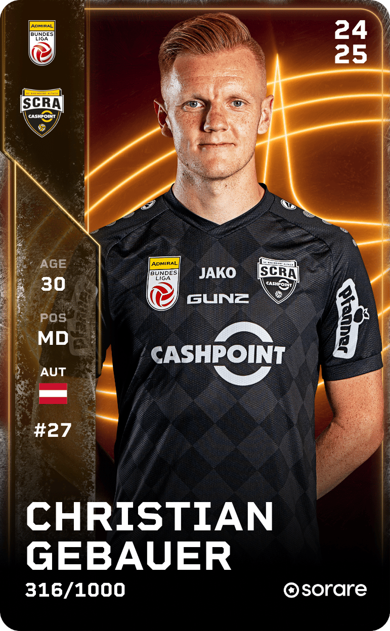 Christian Gebauer 2024-25 • Limited 316/1000