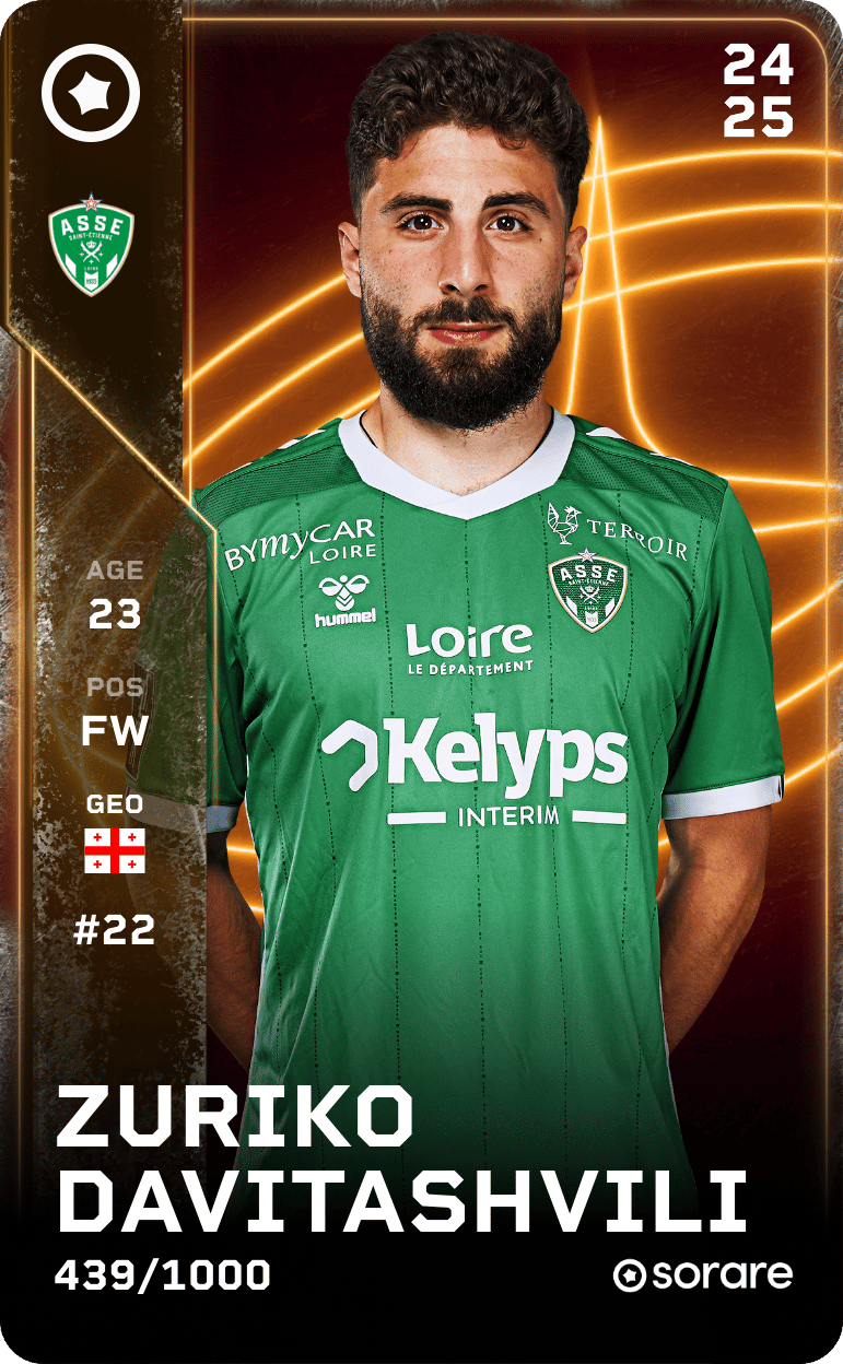 Zuriko Davitashvili 2024-25 • Limited 439/1000