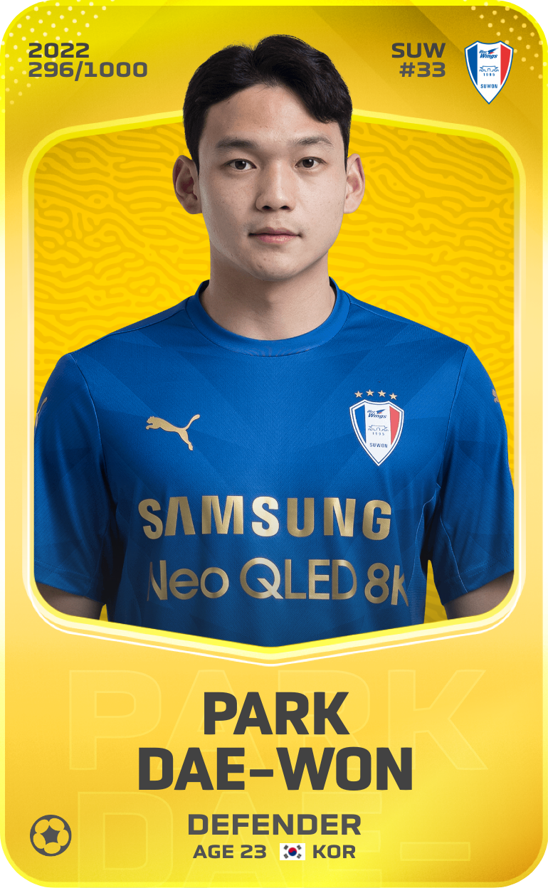 Park Dae-Won 2022-23 • Limited 296/1000