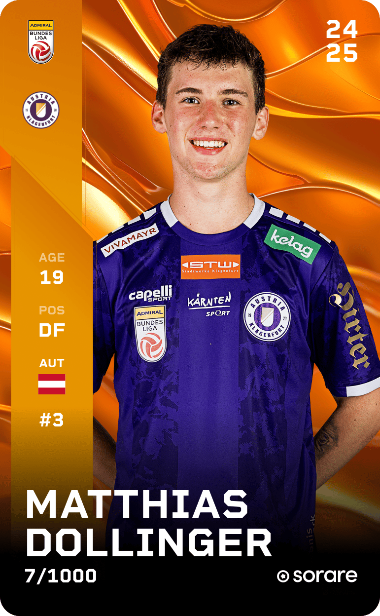Matthias Dollinger 2024-25 • Limited 7/1000