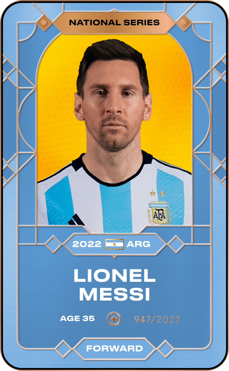 Lionel Messi 2022 • Custom Series 947/2022