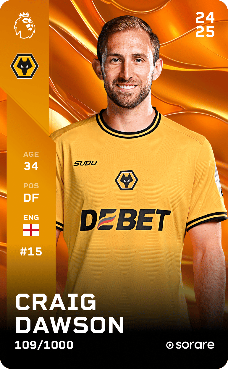 Craig Dawson 2024-25 • Limited 109/1000