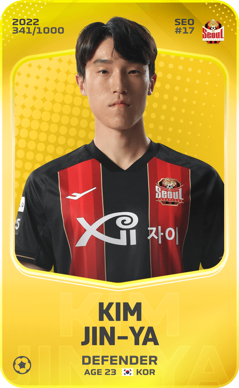Kim Jin-Ya 2022-23 • Limited 341/1000