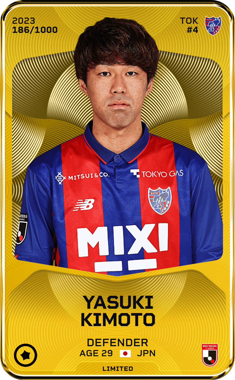 Yasuki Kimoto 2023-24 • Limited 186/1000