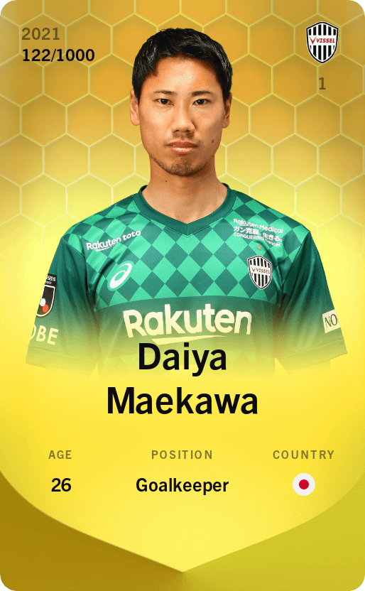 Daiya Maekawa 2021-22 • Limited 122/1000