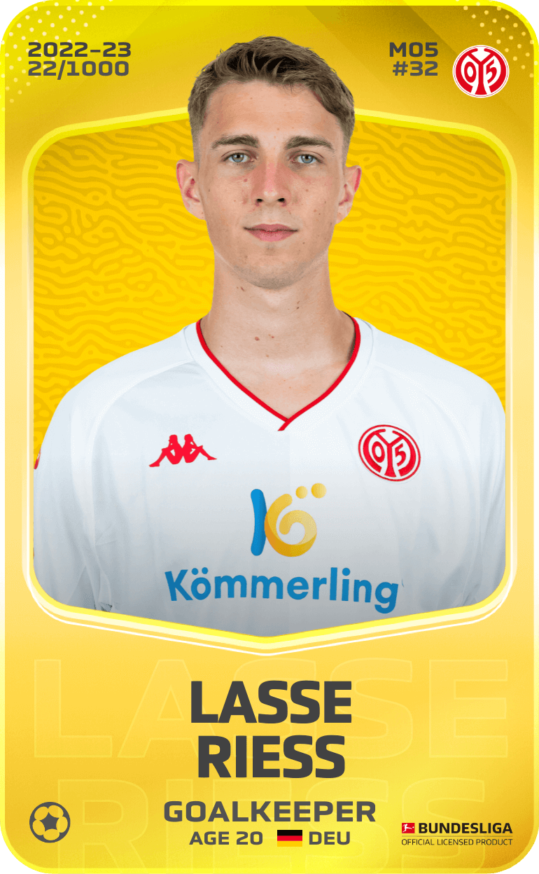 Lasse Rieß 2022-23 • Limited 22/1000
