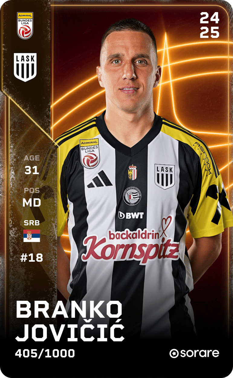 Branko Jovičić 2024-25 • Limited 405/1000