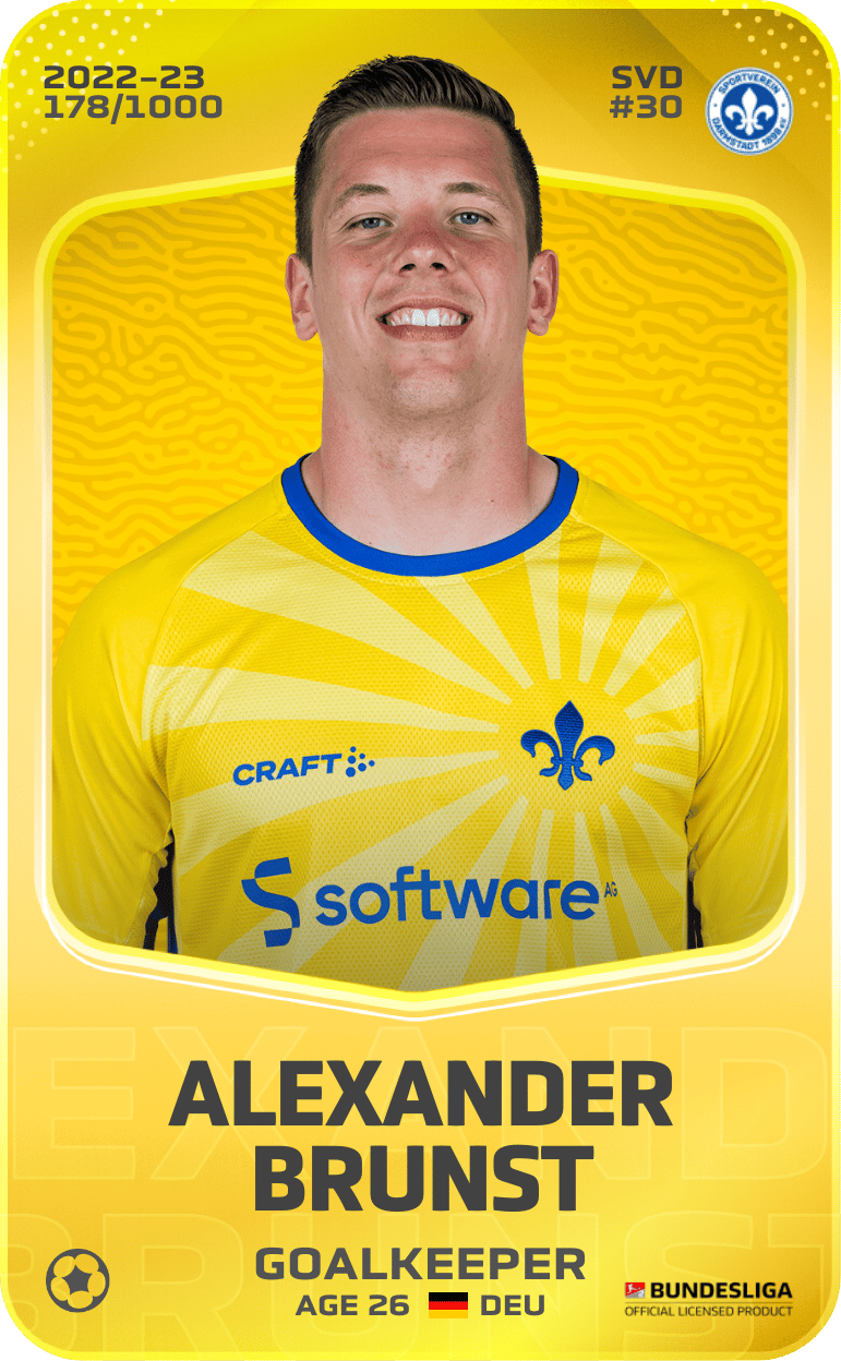 Alexander Brunst 2022-23 • Limited 178/1000