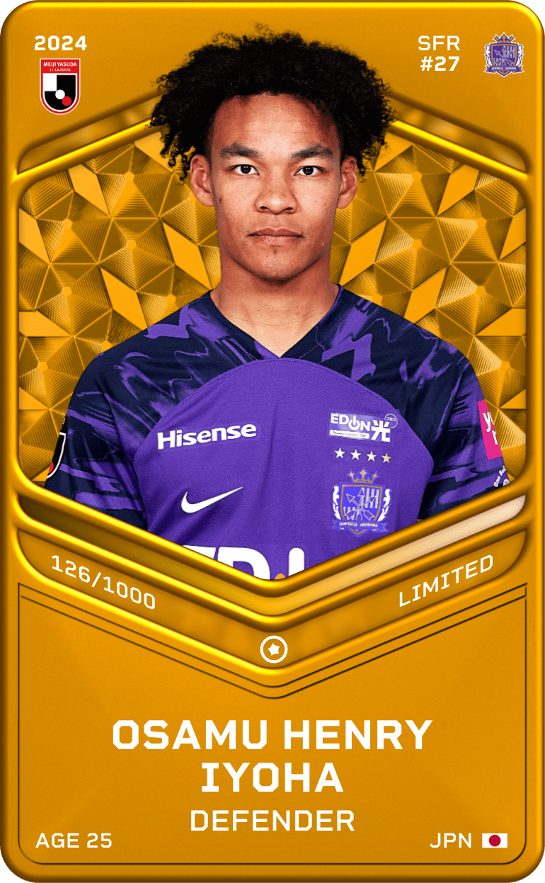 Osamu Henry IYOHA 2024-25 • Limited 126/1000