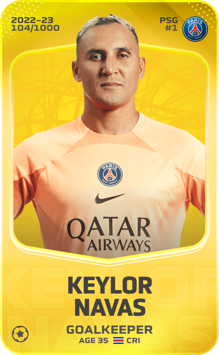 Keylor Navas 2022-23 • Limited 104/1000