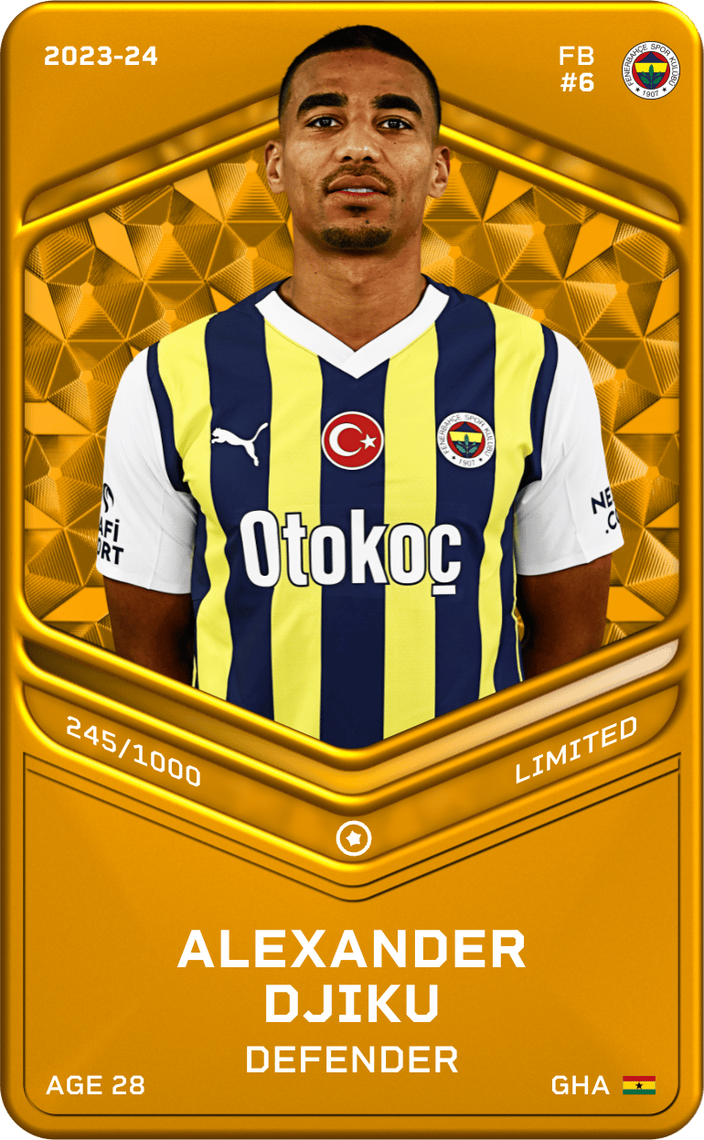 Alexander Djiku 2023-24 • Limited 245/1000