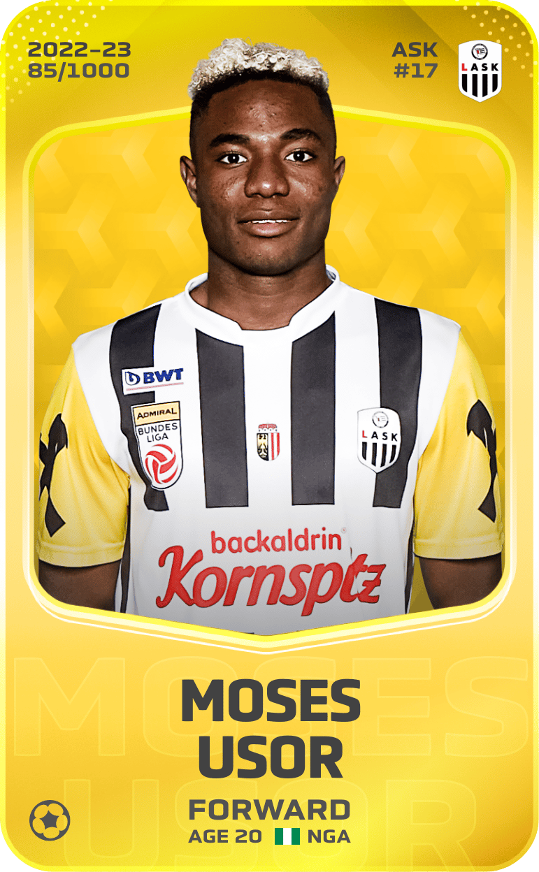 Moses Usor 2022-23 • Limited 85/1000