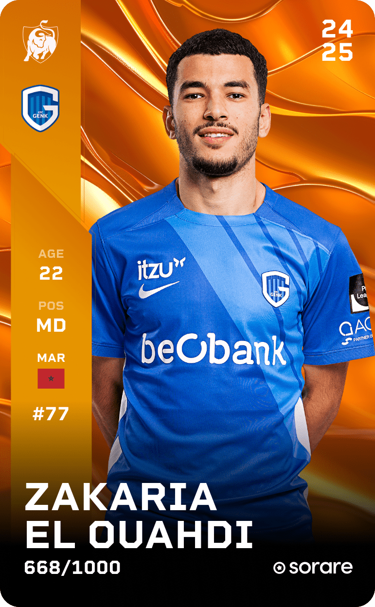 Zakaria El Ouahdi 2024-25 • Limited 668/1000