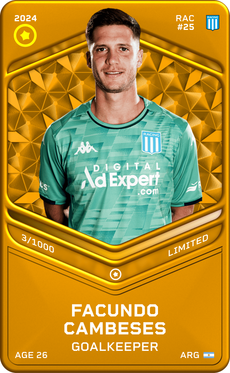 Facundo Cambeses 2024-25 • Limited 3/1000