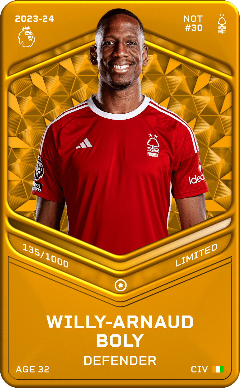 Willy-Arnaud Boly 2023-24 • Limited 135/1000