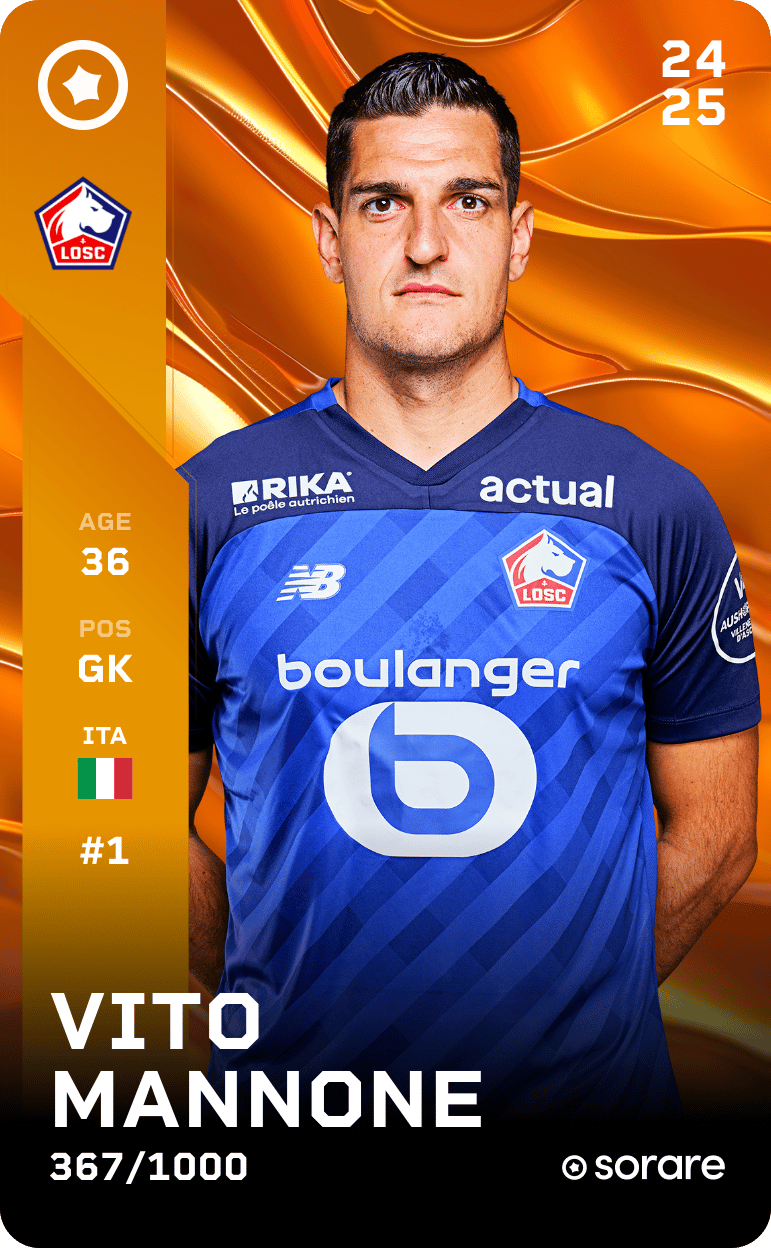Vito Mannone 2024-25 • Limited 367/1000