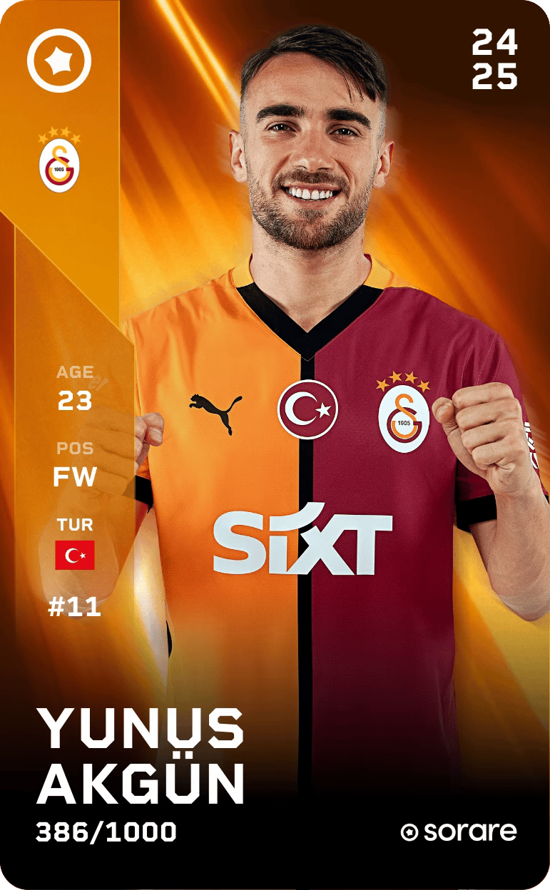 Yunus Akgün 2024-25 • Limited 386/1000