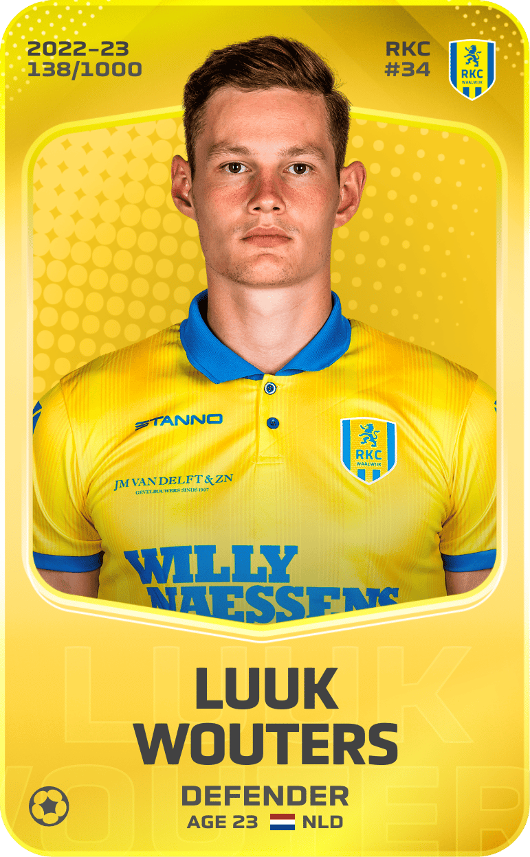 Luuk Wouters 2022-23 • Limited 138/1000