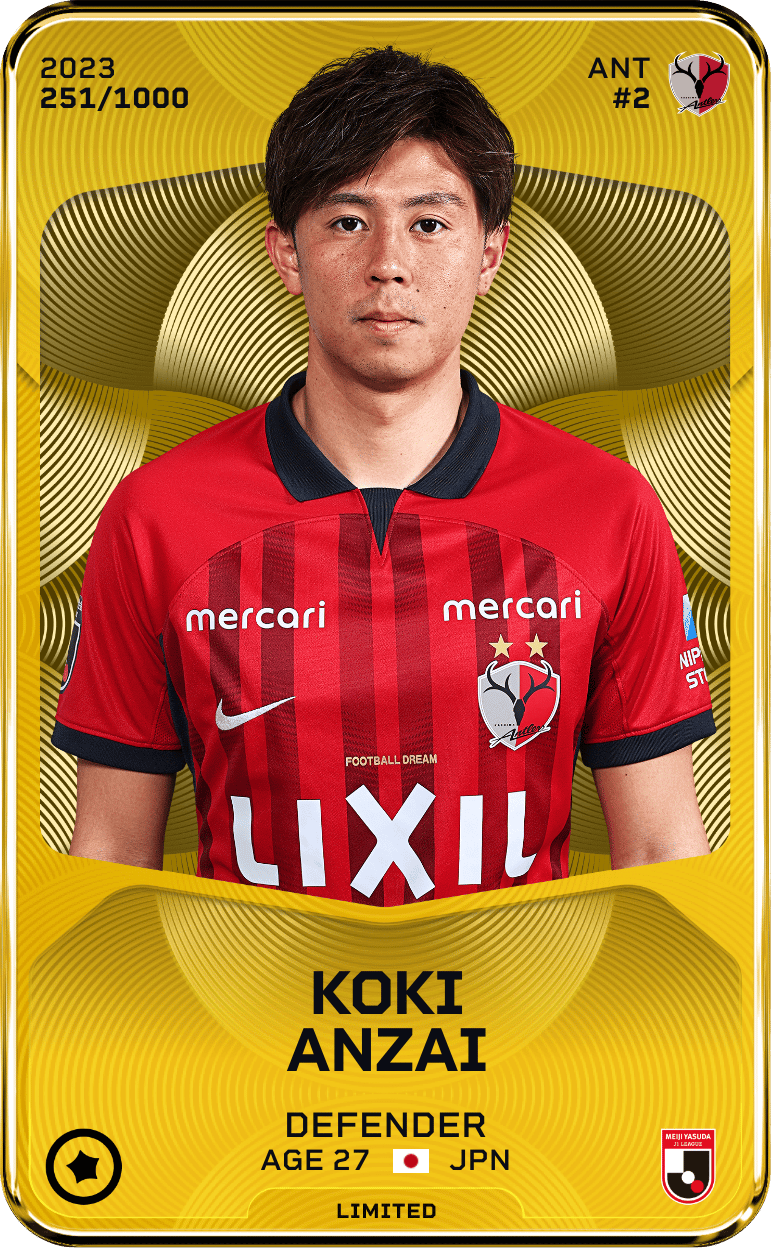 Koki Anzai 2023-24 • Limited 251/1000