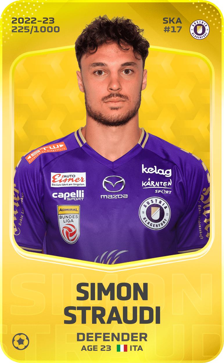 Simon Straudi 2022-23 • Limited 225/1000