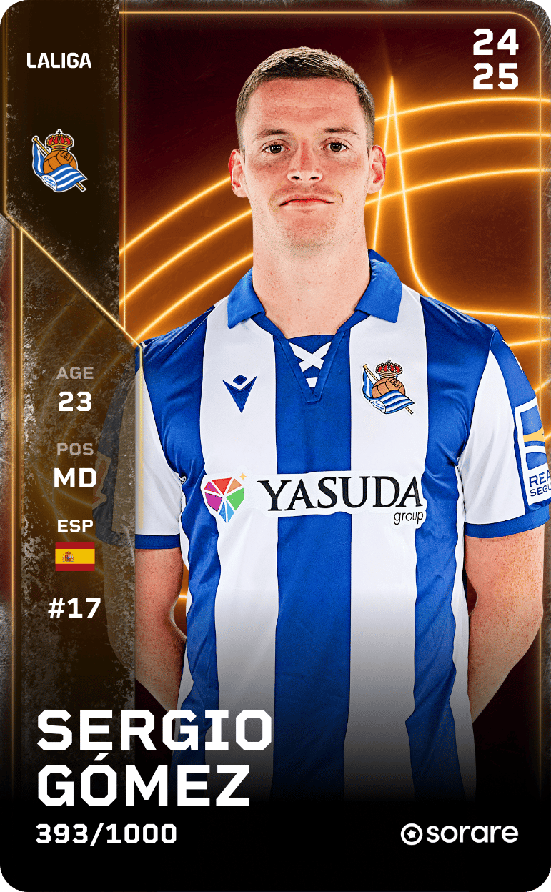 Sergio Gómez 2024-25 • Limited 393/1000