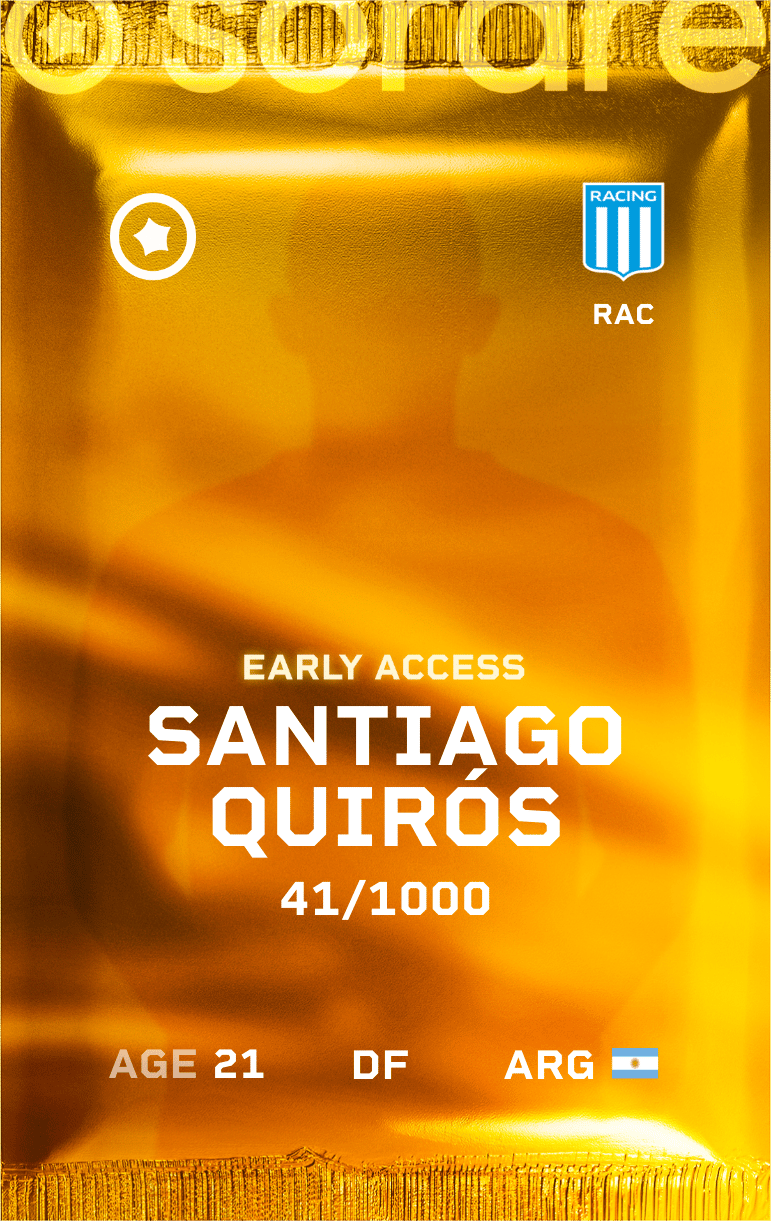 Santiago Quirós 2025-26 • Limited 41/1000