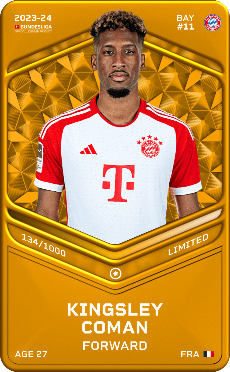Kingsley Coman 2023-24 • Limited 134/1000