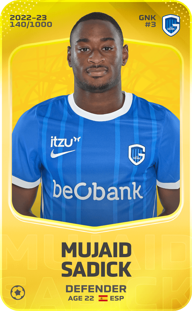 Mujaid Sadick 2022-23 • Limited 140/1000