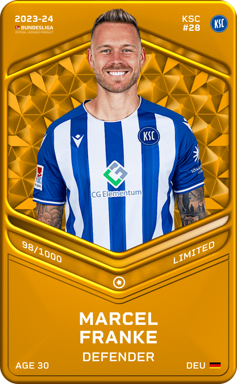 Marcel Franke 2023-24 • Limited 98/1000
