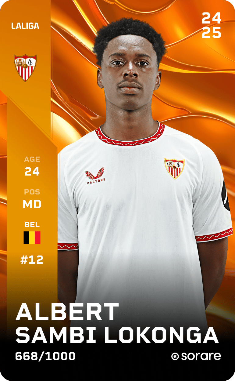 Albert Sambi Lokonga 2024-25 • Limited 668/1000