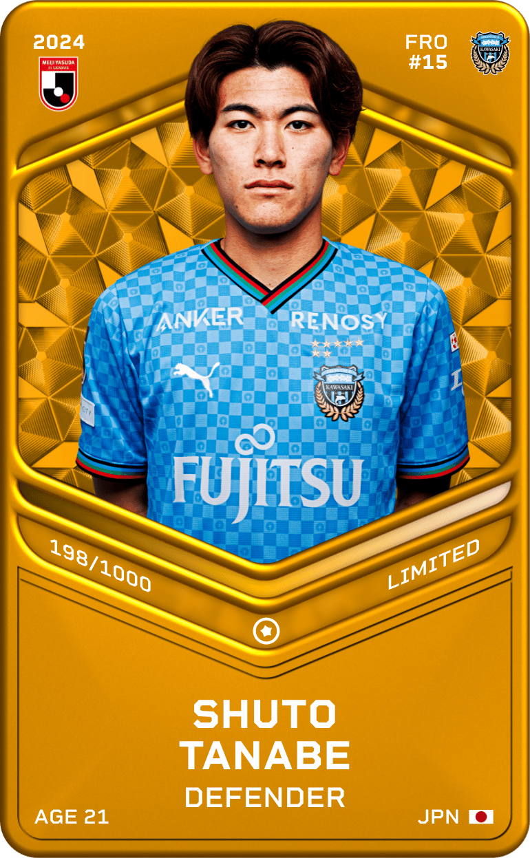 Shuto Tanabe 2024-25 • Limited 198/1000