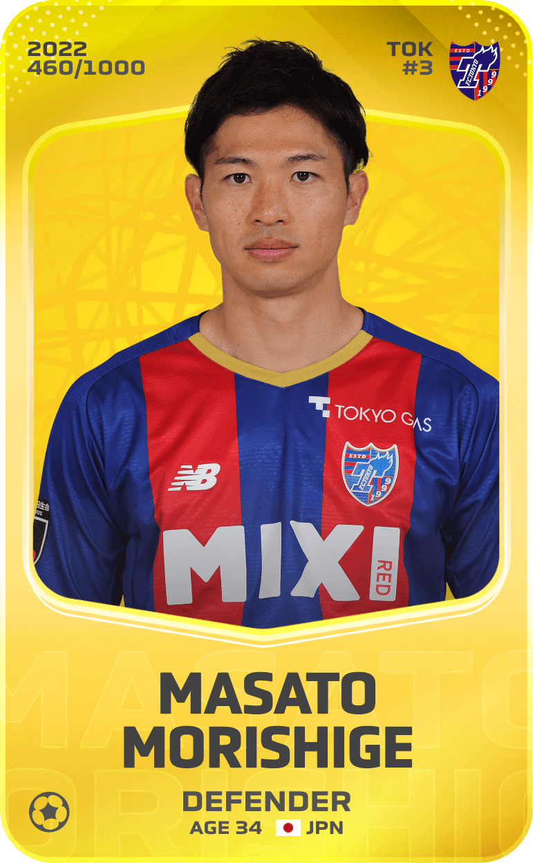 Masato Morishige 2022-23 • Limited 460/1000