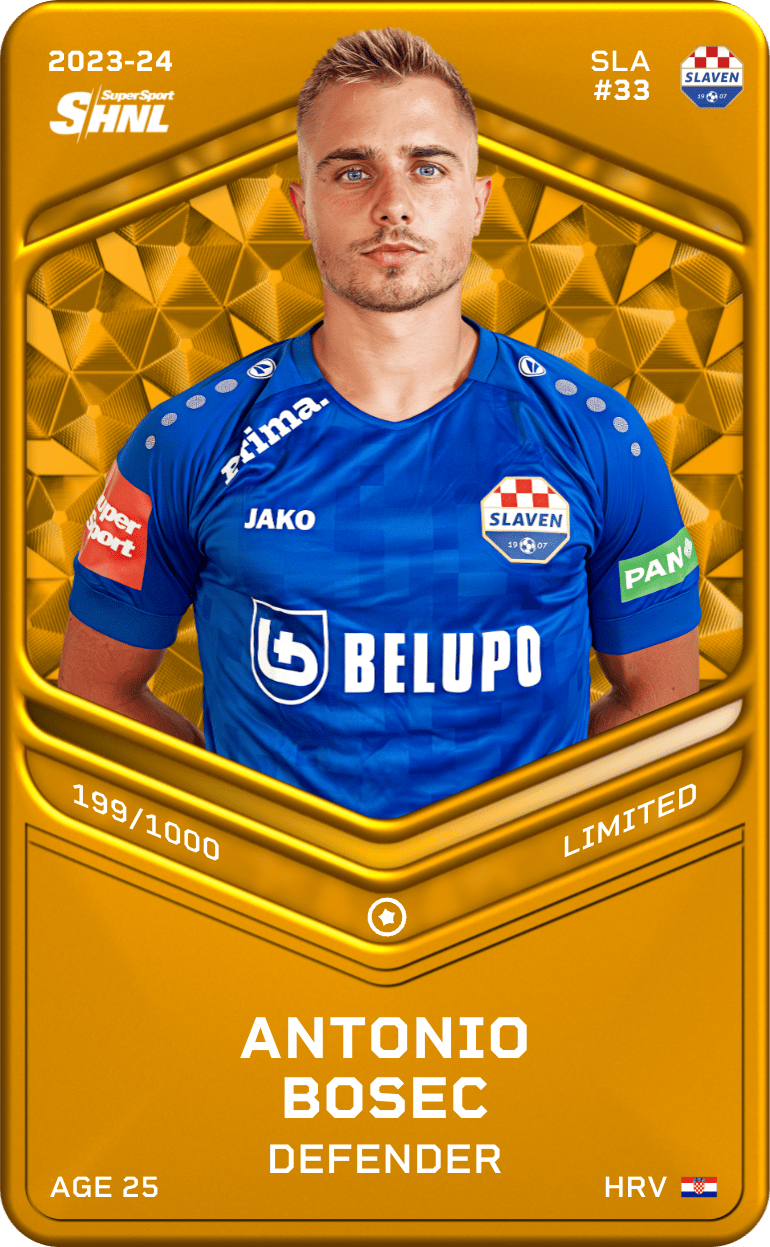 Antonio Bosec 2023-24 • Limited 199/1000