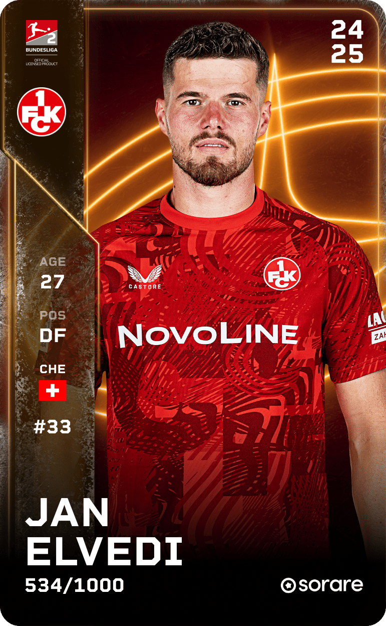 Jan Elvedi 2024-25 • Limited 534/1000